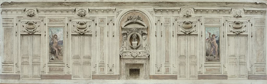 Théobald Chartran-6-Bozzetto per la sala delle nozze del municipio di Courbevoie, Amore - Il matrimonio - Musée des Beaux-Arts de la ville de Paris